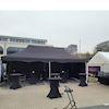 Zwarte Partytent 4x8 easy up incl op en afbouw
